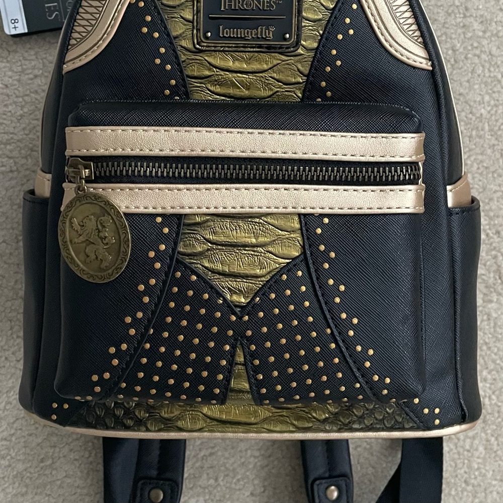 Loungefly Game of Thrones Queen Cersei Lannister Cosplay Mini Backpack - Picture 16 of 16